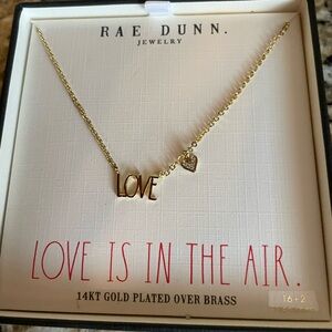 Rae Dunn “LOVE IS IN THE AIR” Necklace